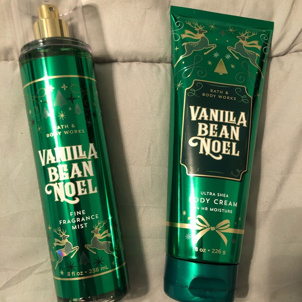 Bath & Body Works Vanilla Bean Noel Spray & Lotion